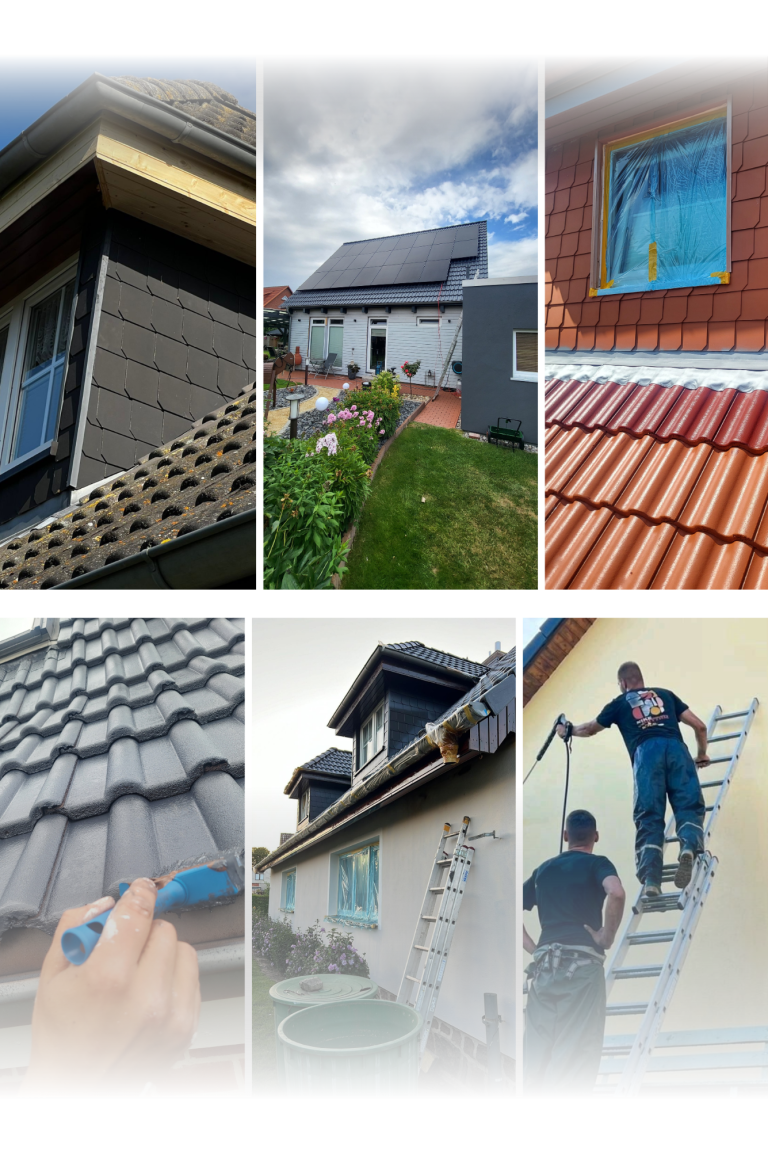 Referenzen - Alles aus einer Hand Referenzen, Dachreinigung, Doppel-Beschichtung, Fassadengestaltung, Fassadenreinigung mit 10 Jahren Garantie
